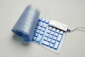 Manhattan True-Touch roll-up computer keyboard